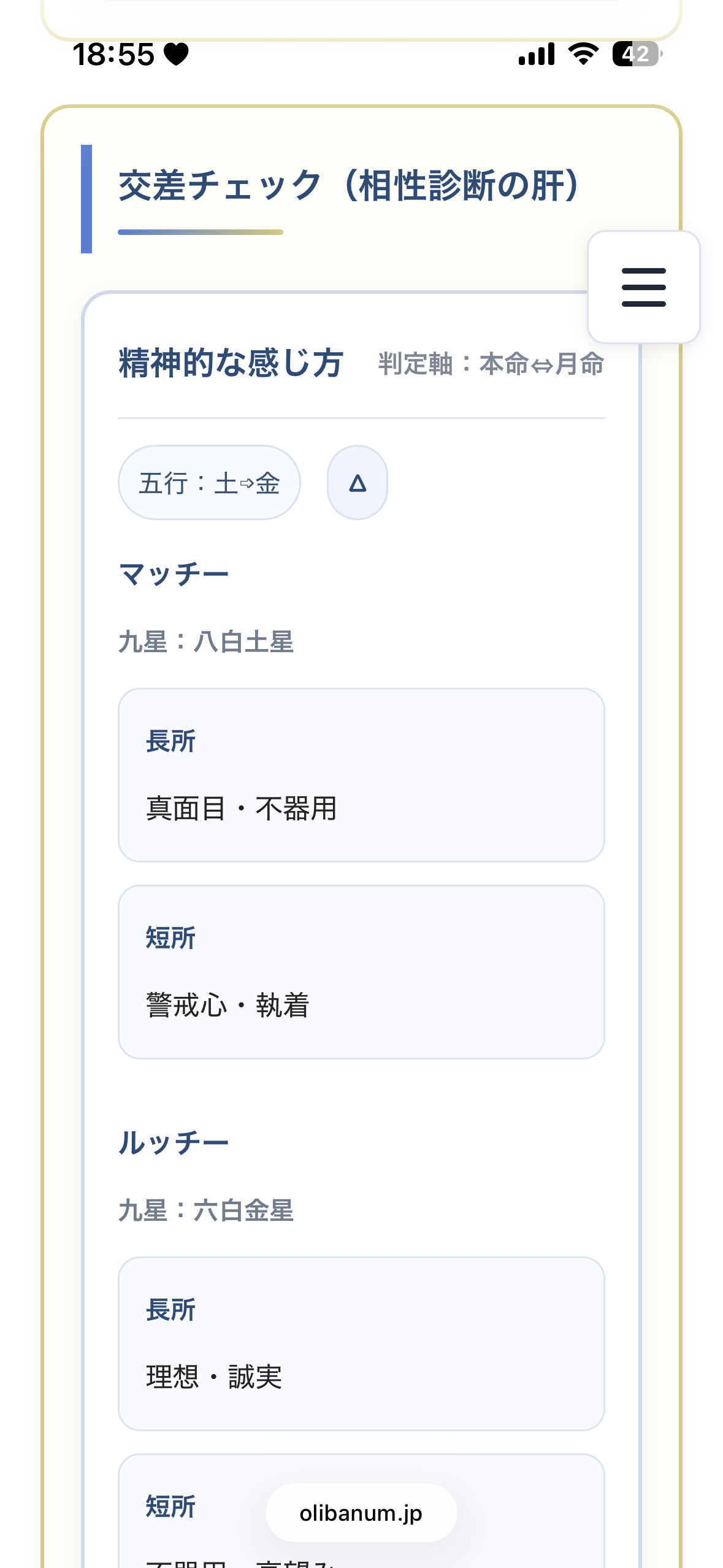交差チェックの内容のイメージ